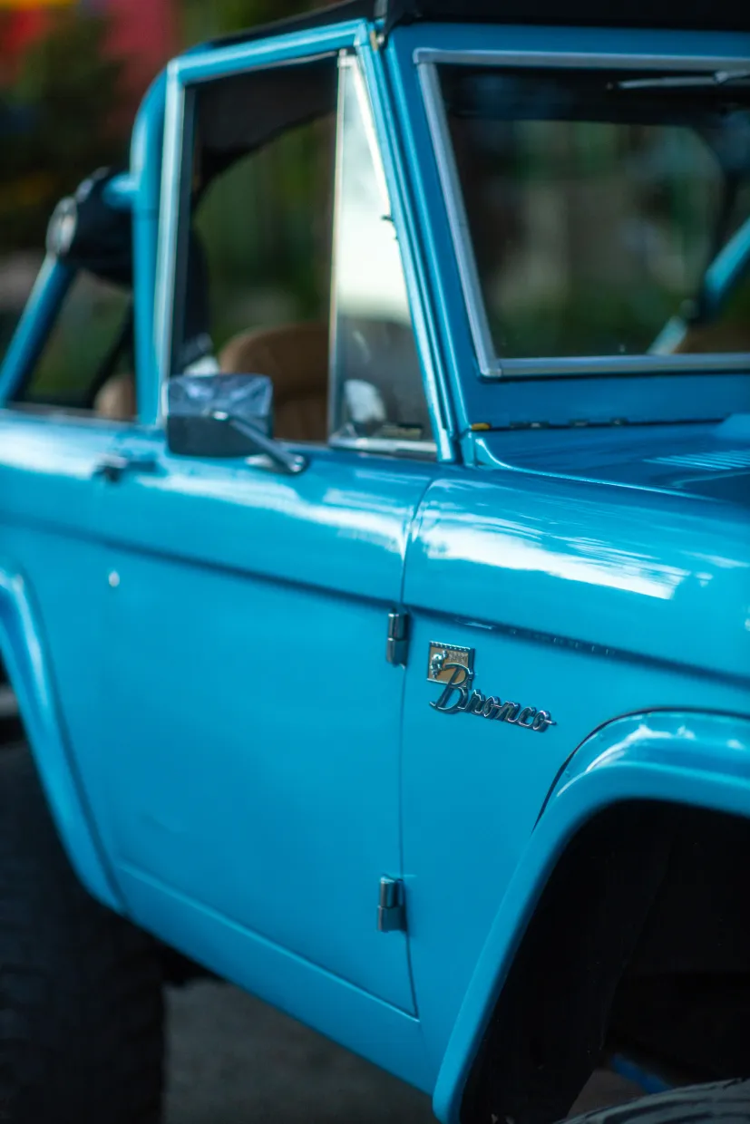 blue jeep exterior